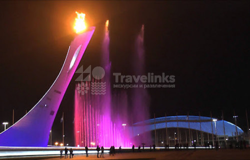 Фонтан в Олимпийском парке