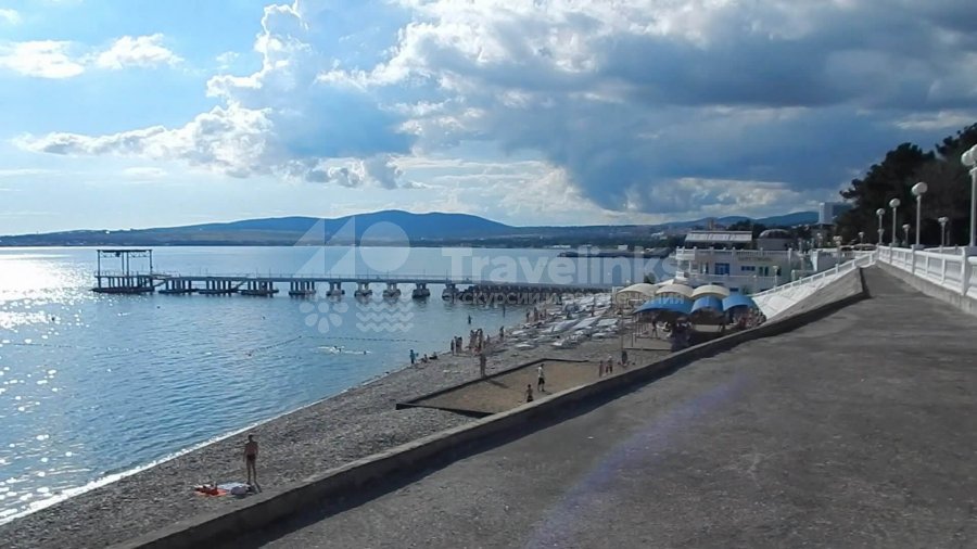 Пляж пансионата «Кавказ»