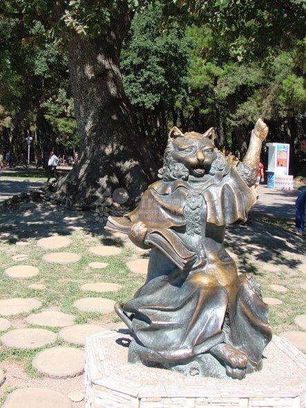 Галерея Скульптурная композиция "Кот ученый" #0