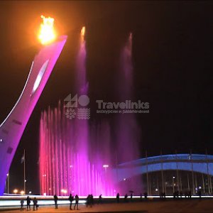 Фонтан в Олимпийском парке