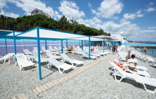 Пляж санатория «Голубая волна»