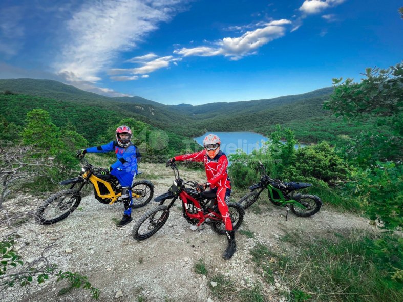 Поездка на озеро Грек на электробайке Sur-Ron