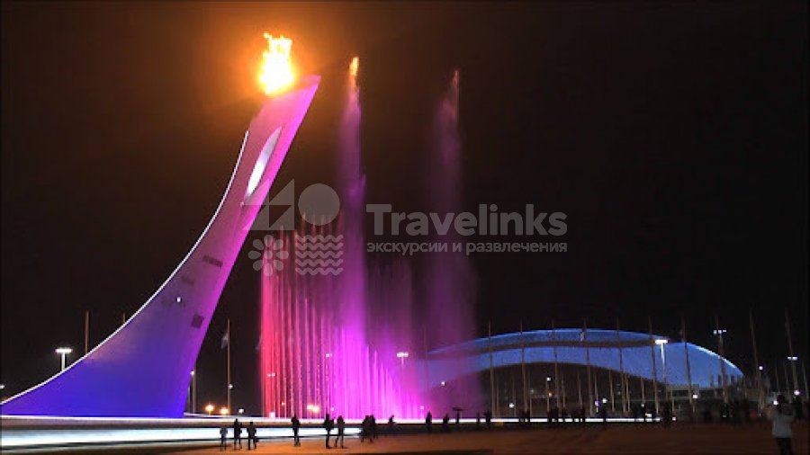 Фонтан в Олимпийском парке