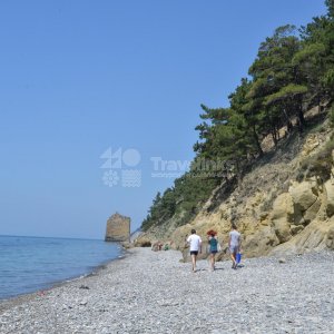 Пляж поселка Прасковеевка