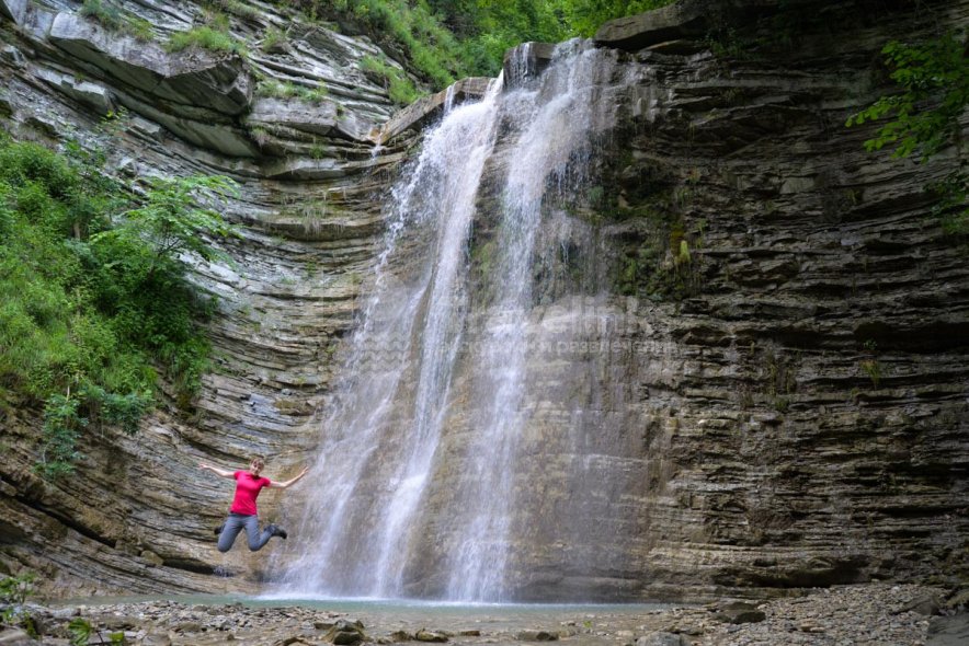 Плесецкие водопады в поселке Михайловский Перевал
