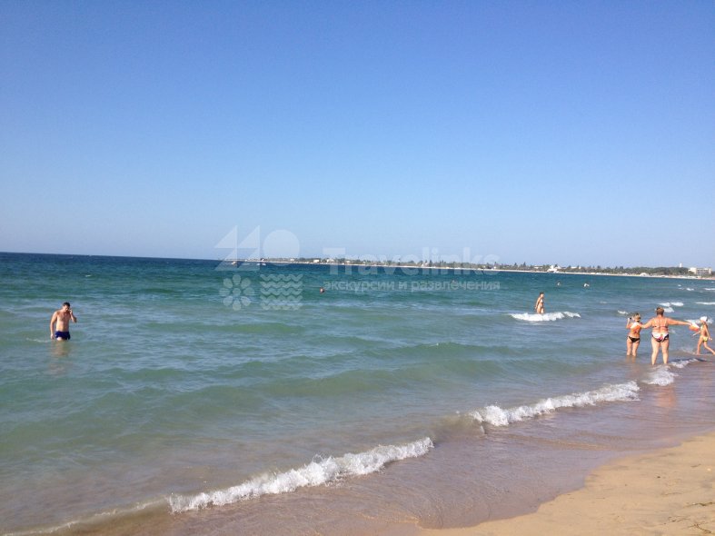 Пляж пансионата "Лазурный Берег"